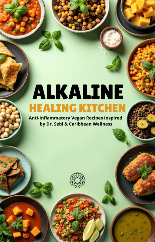 Alkaline Healing Kitchen: Anti-Inflammatory Vegan Recipes Inspired  by Dr. Sebi & Caribbean Wellness. AI Generated