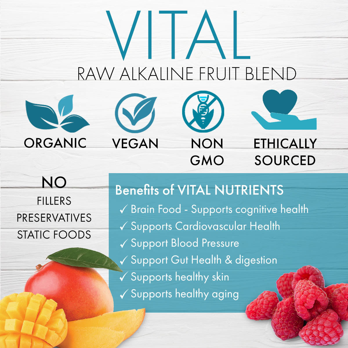 VITAL - Raw Fruit Blend - Call Me Nahdu Store
