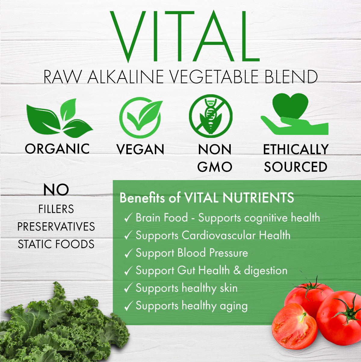 VITAL - Raw Vegetable Blend - Call Me Nahdu Store